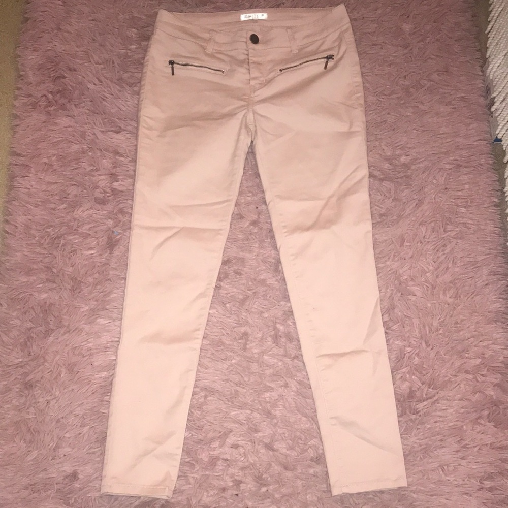 Love Fire Light Pink Skinny Leg Pants